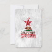 カリフォルニア州旗クマinパインターリースタイル (正面)