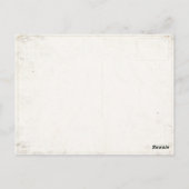 カリフォルニア州旗クール付きポストカード ポストカード (裏面)