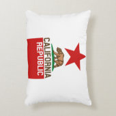 カリフォルニア州旗スター アクセントクッション (正面(垂直))