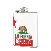 カリフォルニア州旗スター フラスク (左)