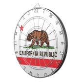 カリフォルニア州旗ダーツボード ダーツボード (正面右)