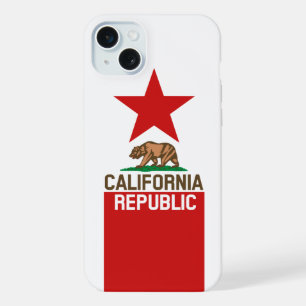 カリフォルニア州旗デコール iPhone 15 PLUSケース