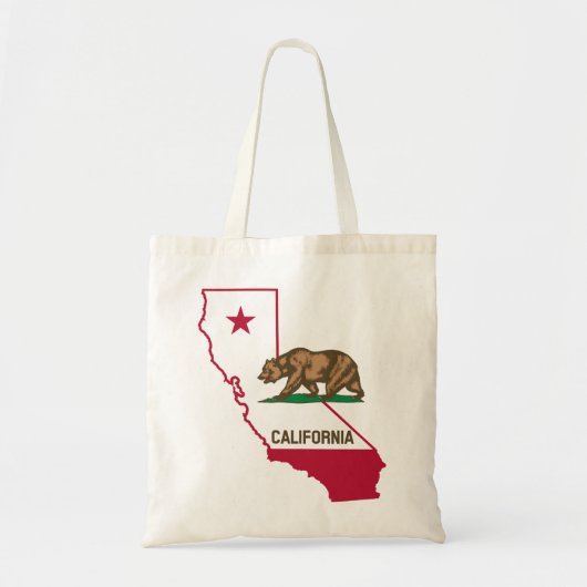 カリフォルニア州旗デザイン トートバッグ (正面)