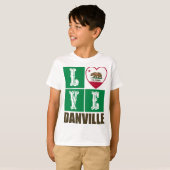 カリフォルニア州旗ハートダルビル Tシャツ (正面フル)