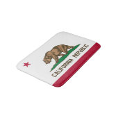 カリフォルニア州旗バスマット |ベアーバスルームの敷物 バスマット (アングル)