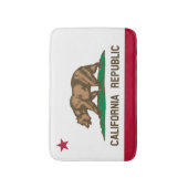 カリフォルニア州旗バスマット |ベアーバスルームの敷物 バスマット (正面縦)