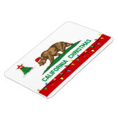 カリフォルニア州旗プレミアムマグネット マグネット (左側)