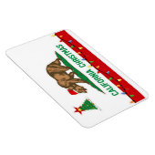 カリフォルニア州旗プレミアムマグネット マグネット (右側)