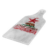 カリフォルニア州旗ベアー絵を描インスタイル・デコール カッティングボード (角)