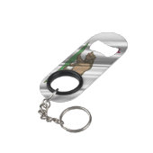 カリフォルニア州旗ボトルオープナーキーチェーン キーホルダー栓抜き (裏面アングル)