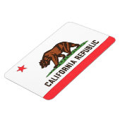 カリフォルニア州旗マグネット マグネット (左側)