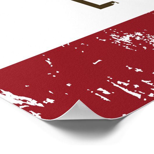 カリフォルニア州旗ロディ ポスター (角)