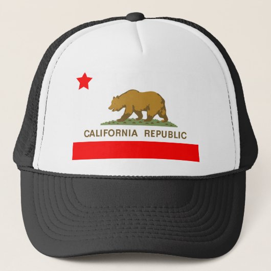 カリフォルニア州旗州 キャップ (正面)