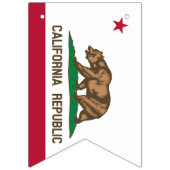 カリフォルニア州旗、アメリカ州旗バナー バンティングフラッグ (第1の旗)