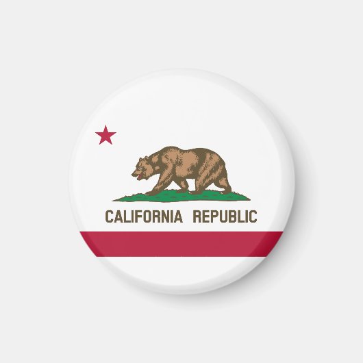 カリフォルニア州旗，カリフォルニア州旗， マグネット (正面)