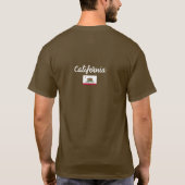 カリフォルニア州旗、カリフォルニア州旗 Tシャツ (裏面)