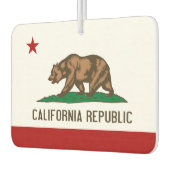 カリフォルニア州旗 – カーエアーフレッシュナー (左)