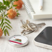 カリフォルニア州旗 キーホルダー (側面)