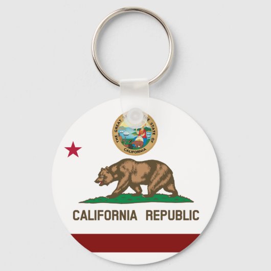 カリフォルニア州旗 キーホルダー (正面)