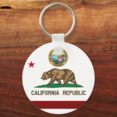 カリフォルニア州旗 キーホルダー (正面)