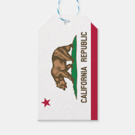 カリフォルニア州旗 ギフトタグ