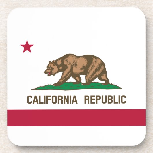 カリフォルニア州旗 コースター (正面)