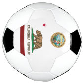 カリフォルニア州旗 サッカーボール (回転)