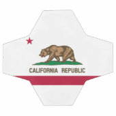 カリフォルニア州旗 サッカーボール (フラット)