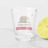 カリフォルニア州旗 ショットグラス (裏面)