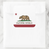 カリフォルニア州旗 スクエアシール (バッグ)