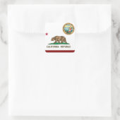 カリフォルニア州旗 スクエアシール (バッグ)