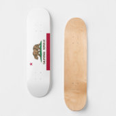 カリフォルニア州旗 スケートボード (正面)