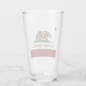 カリフォルニア州旗 タンブラーグラス (裏面)