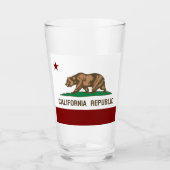 カリフォルニア州旗 タンブラーグラス (正面)