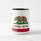 カリフォルニア州旗 ツートーンマグカップ (中央)