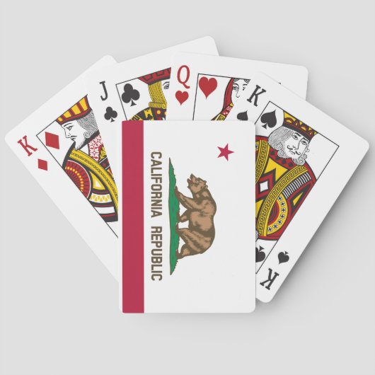 カリフォルニア州旗 トランプ (裏面)