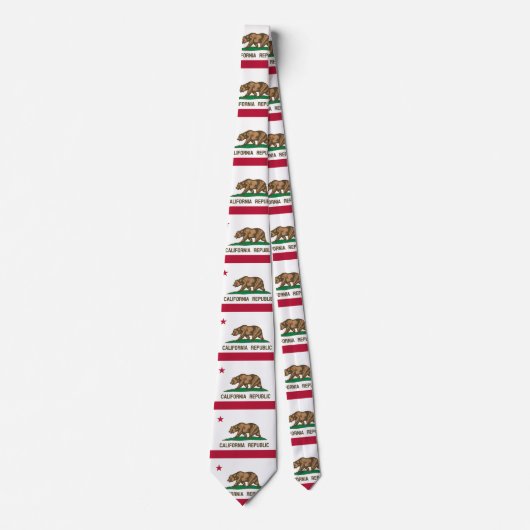 カリフォルニア州旗 ネクタイ (正面)