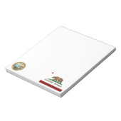 カリフォルニア州旗 ノートパッド (回転)