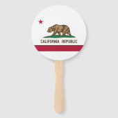 カリフォルニア州旗 ハンドファン (裏面)