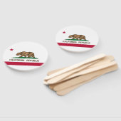 カリフォルニア州旗 ハンドファン (組立なし)