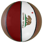 カリフォルニア州旗 バスケットボール (縦)