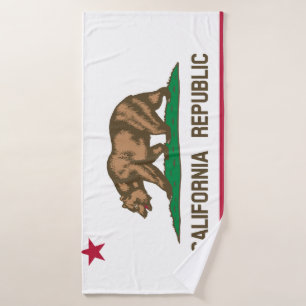 カリフォルニア州旗 バスタオル