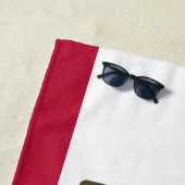 カリフォルニア州旗 ビーチタオル (インサイチュ)