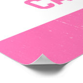 カリフォルニア州旗（ピンク） ポスター (角)