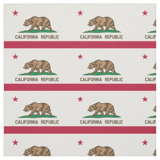カリフォルニア州旗 ファブリック (見本)