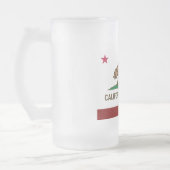 カリフォルニア州旗 フロストグラスビールジョッキ (左)