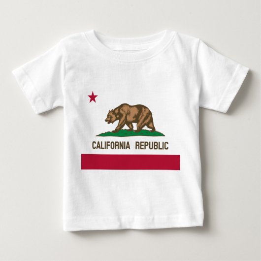 カリフォルニア州旗 ベビーTシャツ (正面)