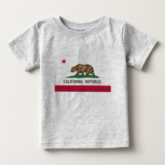 カリフォルニア州旗 ベビーTシャツ