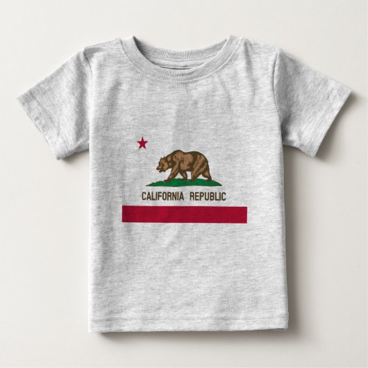 カリフォルニア州旗 ベビーTシャツ (正面)