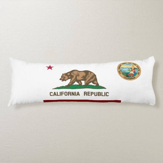 カリフォルニア州旗 ボディピロー (正面)